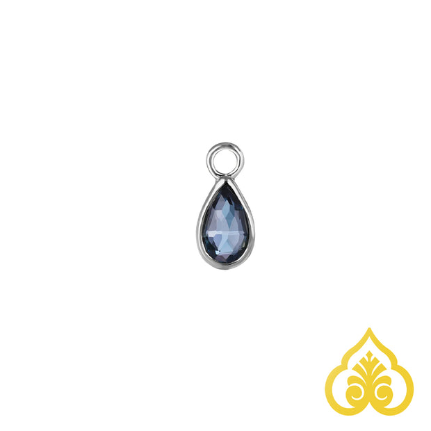 Solara Briolette Teardrop hoop charm - Beatti