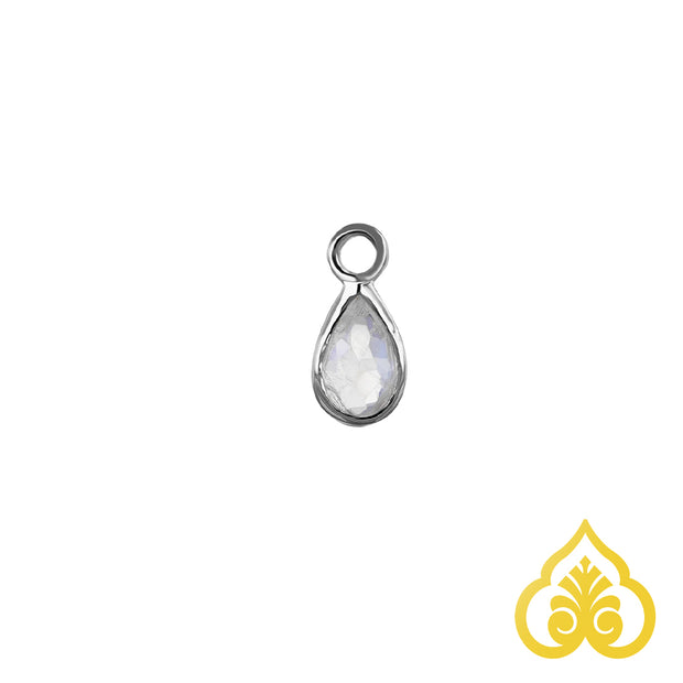Solara Briolette Teardrop hoop charm - Beatti