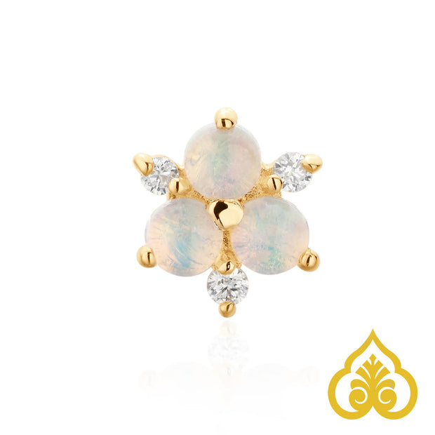 Ebj Soleil, genuine opal, genuine diamond