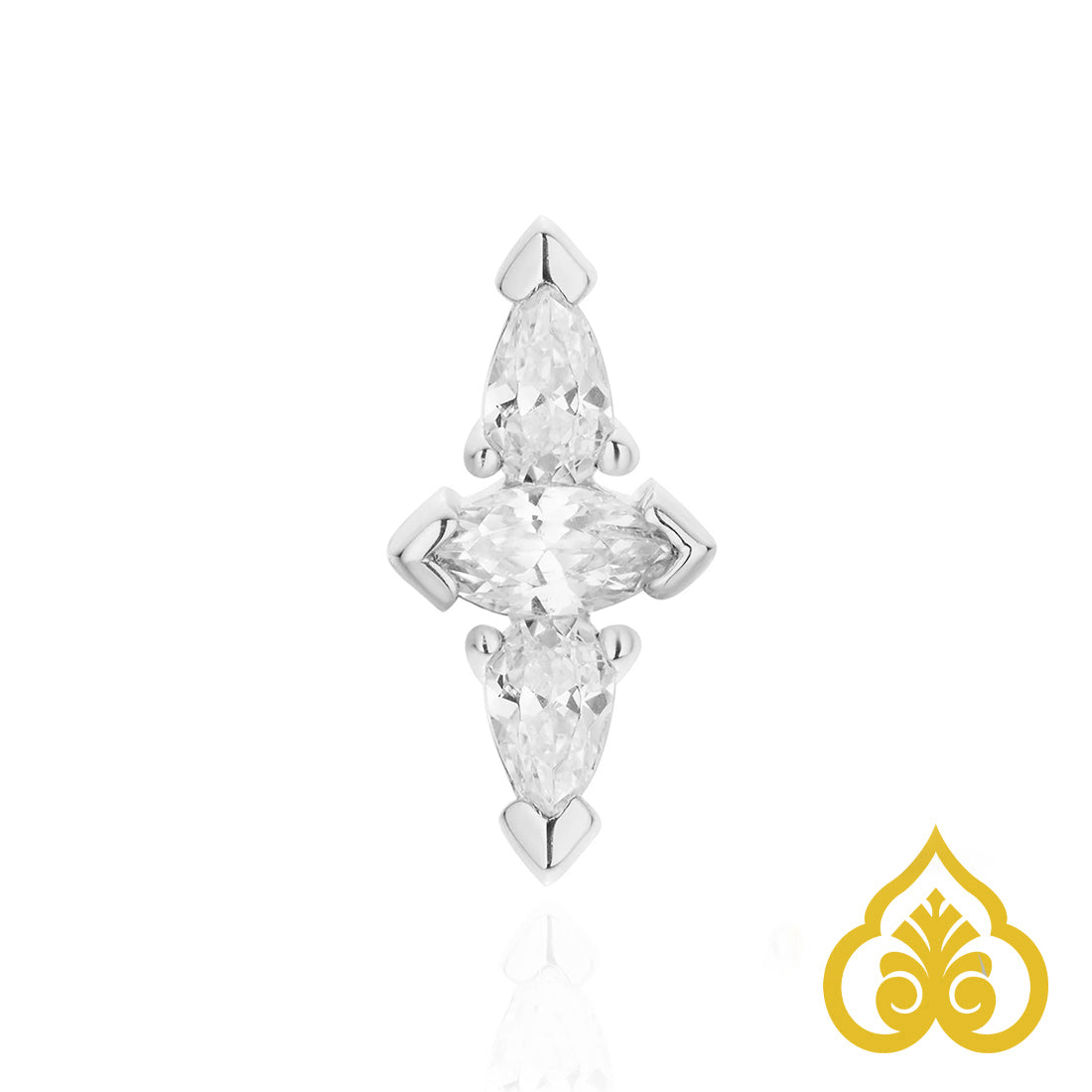 Ebj Spire 14 kt cz