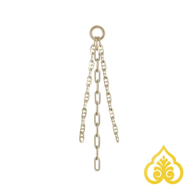 Sylvie mini chain tassel charm - Beatti