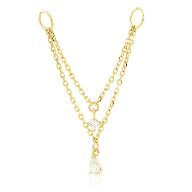Double gem chain set - Kettingen