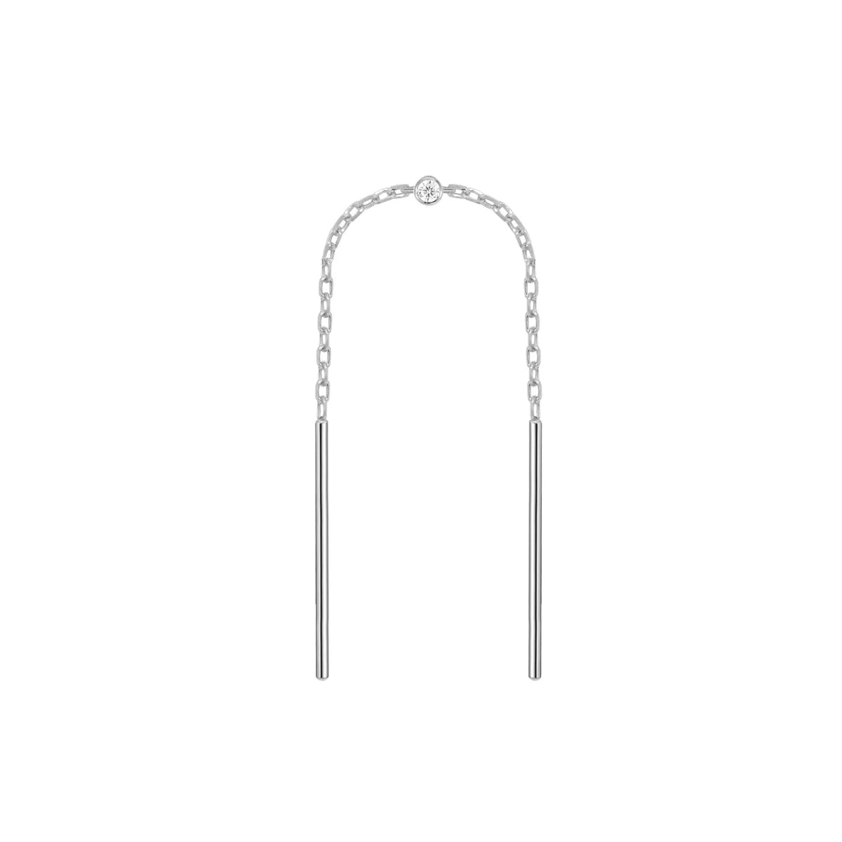Chain threader - Diamond bezel center - Modern Mood