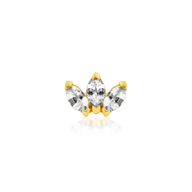 Triple marquise fan - Junipurr jewelry