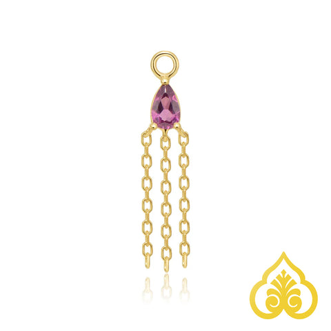 Veronkia mini charm - Rhodolite - Modern Mood
