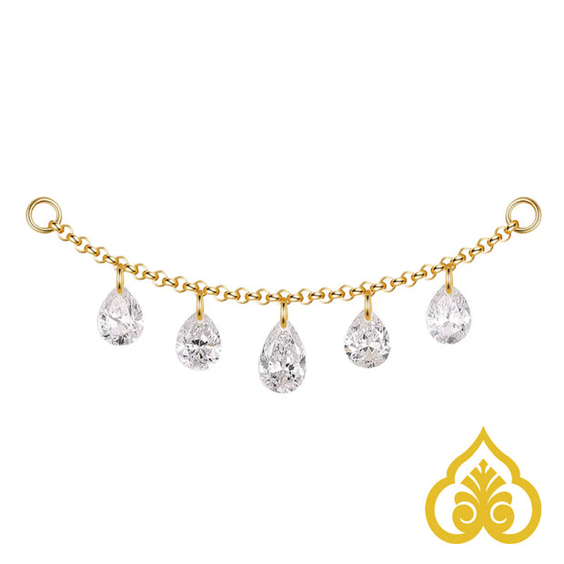 Versailles pear drape chain - Modern Mood