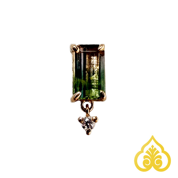 Limited Edition - Watermelon Tourmaline Diamond drop Top - Modern Mood