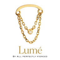 Double chain, single bezel - Hidden helix