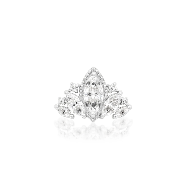 Queen Naveen 14 kt, 1.6 mm threaded