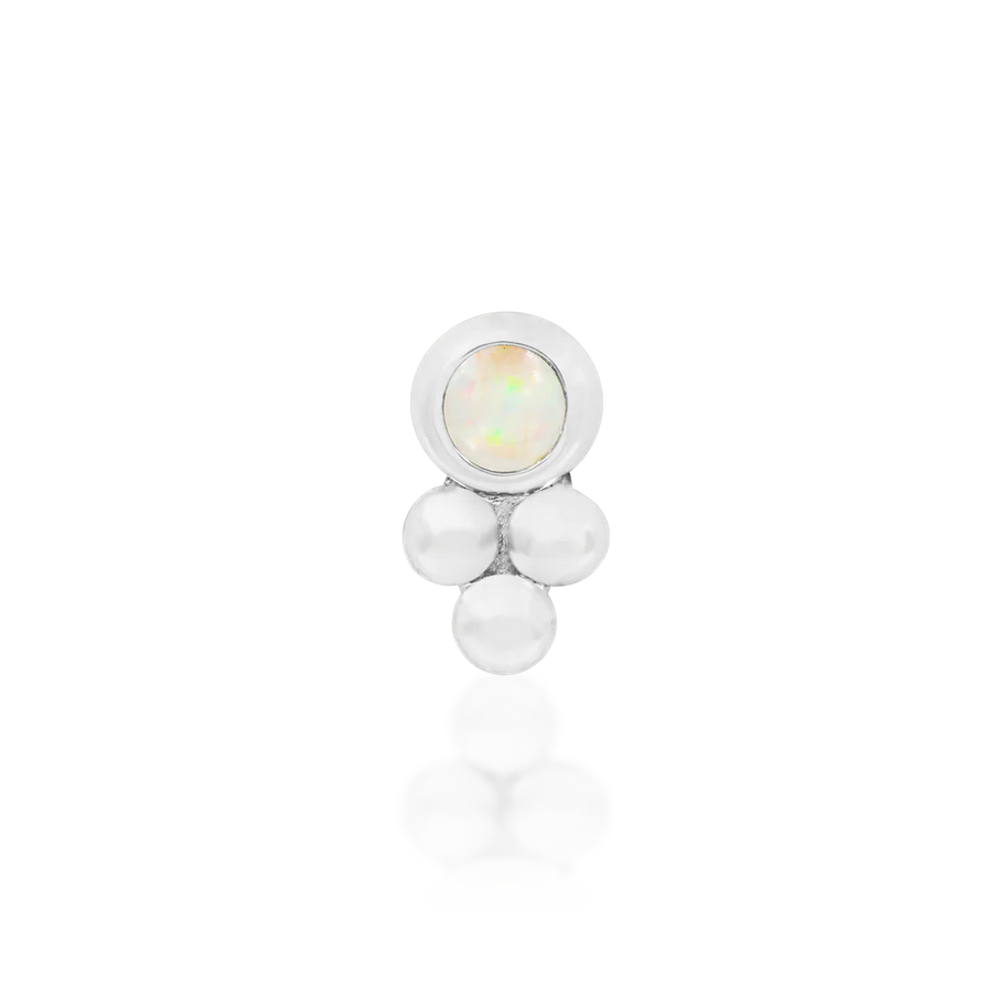 Opal bezel set - Junipurr jewelry