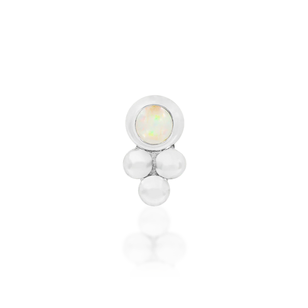 Opal bezel set - Junipurr jewelry
