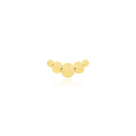 Gold croissant - Junipurr jewelry