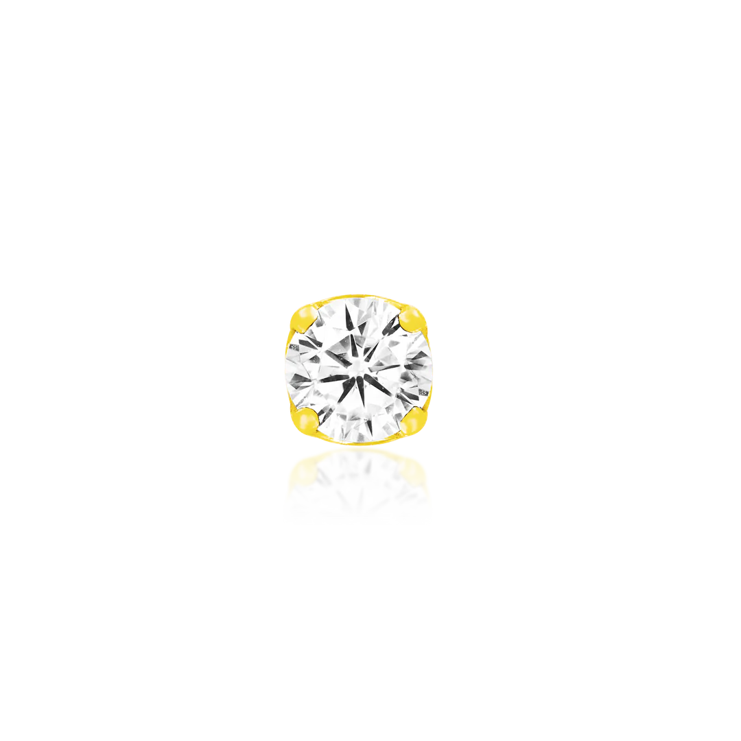 Prong set cubic zirconia - Junipurr jewelry