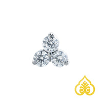 Trinity top - Basic titanium